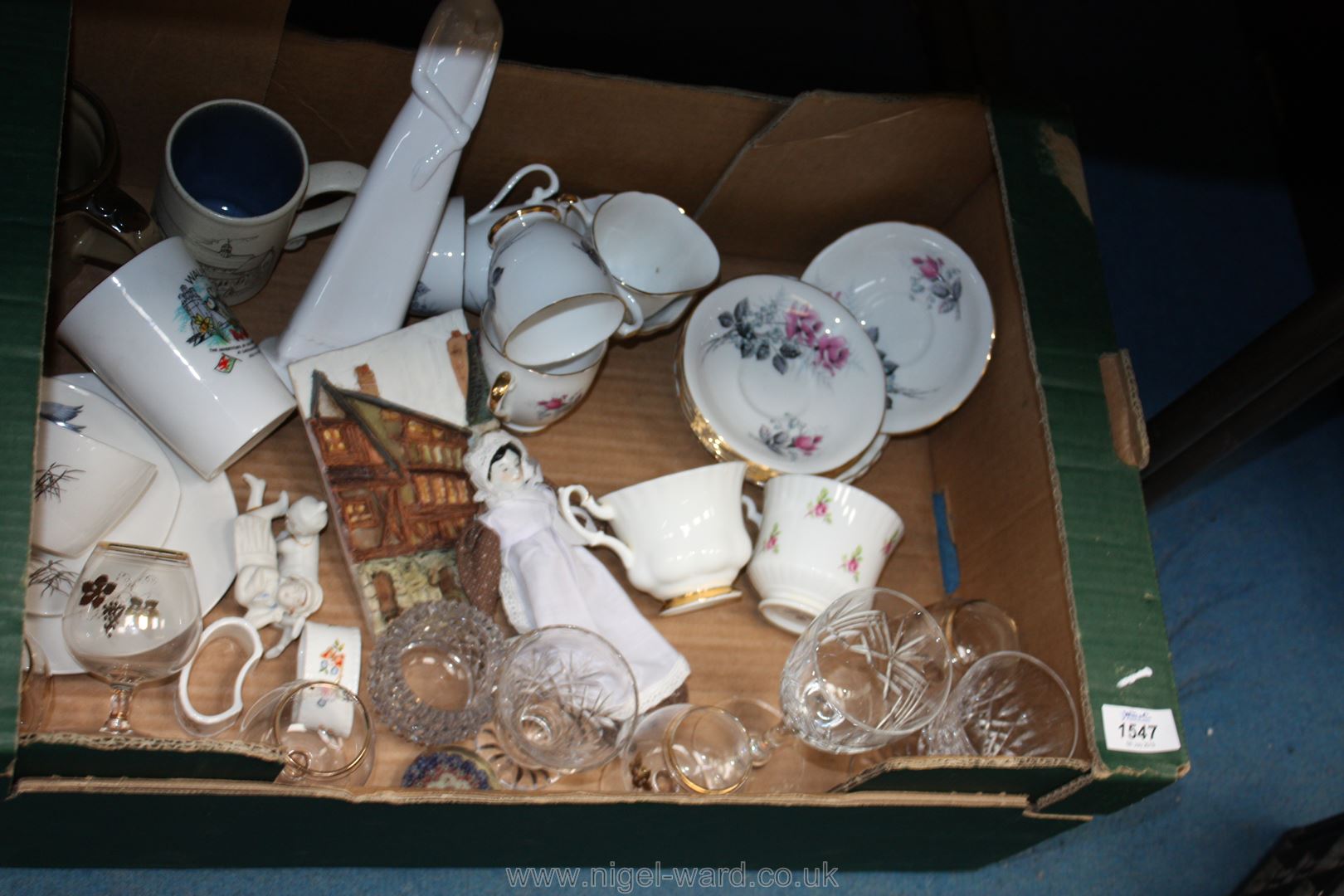 A quantity of china including a Peter Scott 'Wild Geese' plate, cup and saucer, - Image 2 of 2