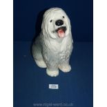 A large fireside Beswick 'Dulux' dog.