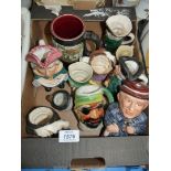 Miscellaneous character jugs including Leonardo collection, Tony Wood etc.