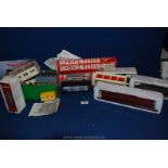 A quantity of model trains including DR 18201 Pacific train, DR 05 class train and Shay locomotive,