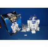 A Star Wars R2 D2 Telephone with droid movements and sound effects (boxed)