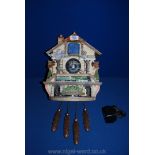 A Bradford Edition 'Memories of Steam' Flying Scotsman Cuckoo clock no. A5458 (new).