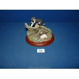 A Border Fine Arts figure of Collie and lamb, entitled 'Found Safe'.