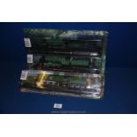Three boxed collectors trains including 1934 class V 928 Stowe,