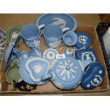 A quantity of Wedgwood jasperware, etc.