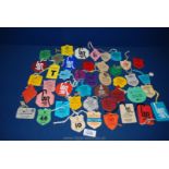 Approx. fifty racing Badges from various racecourses, mainly 1970's-80's.