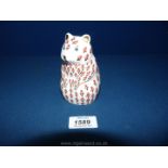 A Royal Crown Derby Hamster paperweight