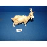 A Beswick Goat, model 1035, a/f.