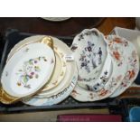 A quantity of china including Royal Doulton 'Bunnykins', Portmeirion flan dish, Ironstone,