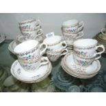 A Royal Grafton Teaset including two cake plates