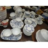A good quantity of 'Blue Nordic' dinnerware, some a/f.