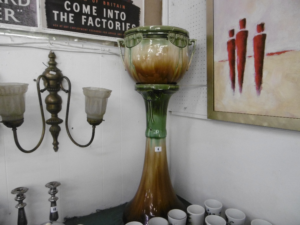A MID VICTORIAN JARDINIERE AND STAND A/F - Image 5 of 5