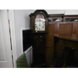 A 19th century grandfather clock