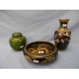A oriental clossonnie bowl,