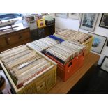 Four crates of assorted records