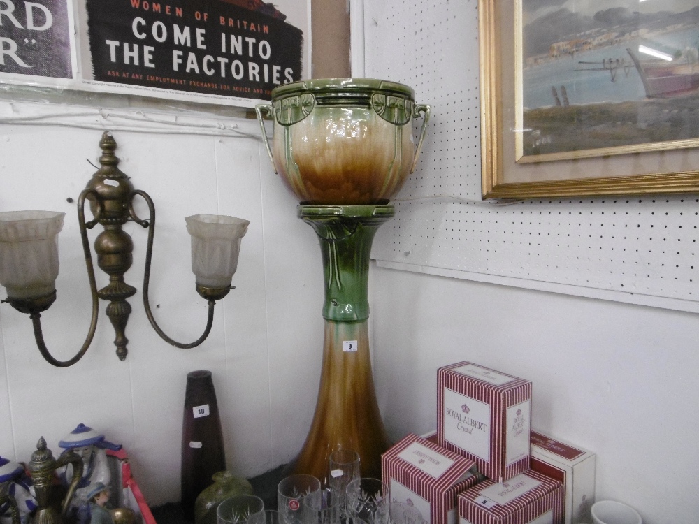 A MID VICTORIAN JARDINIERE AND STAND A/F - Image 3 of 5