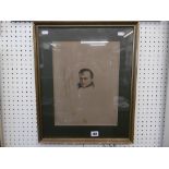 A FRAMED PRINT OF NAPOLEON,