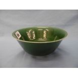 A oriental green glazed bowl,