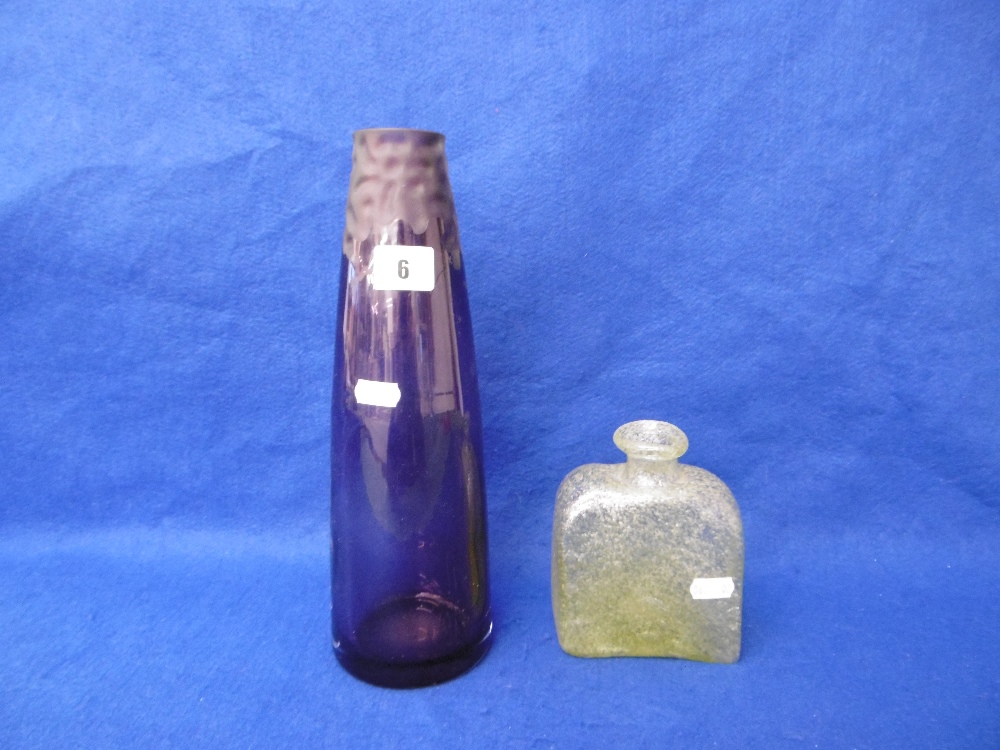 TWO VASES ONE PURPLE AND ANOTHER - Image 4 of 7