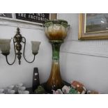 A MID VICTORIAN JARDINIERE AND STAND A/F