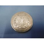 A 1921 silver 'Morgan' dollar