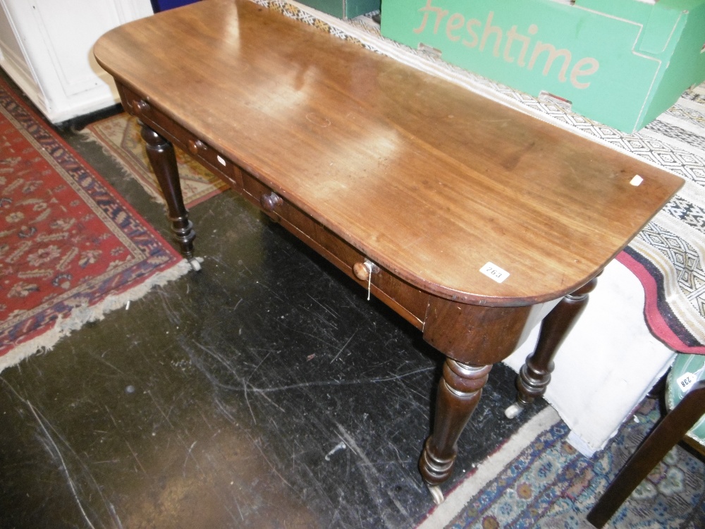 19TH CENTURY MAHOGANY CONSUL TABLE - Bild 2 aus 3