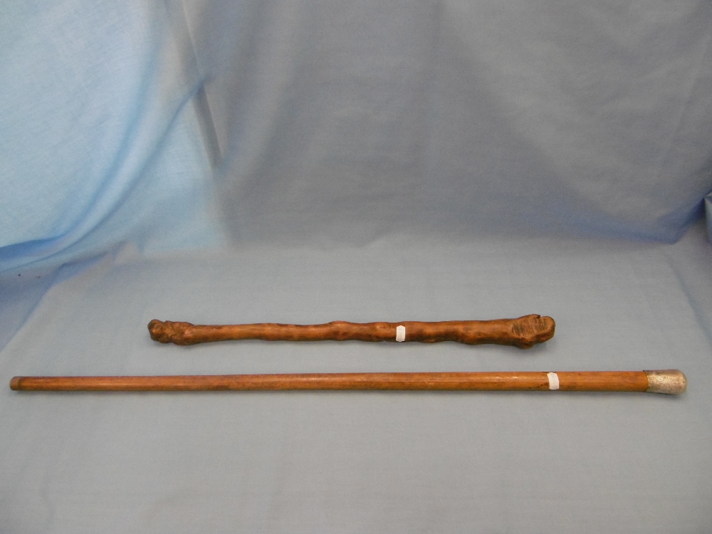 A silver topped cane and Shilalee - Bild 2 aus 3