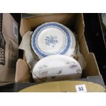 THREE BOXES OF MIXED QUANTITY OF CHINAWARE & GLASSWARE