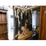 A 19th century wall hanging tapestry width 132cm height 157cm