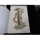 A signed book plate design for Alice in wonderland artist Walter Langhammer 1905-1977