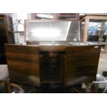 A designer Italian dressing table a/f height 68cm width 120cm depth 52cm