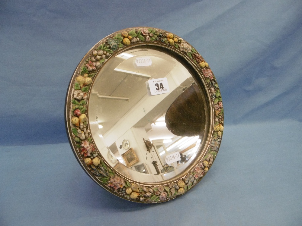 A vintage Barbola mirror - Image 2 of 2