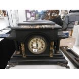 A Victorian mantle clock