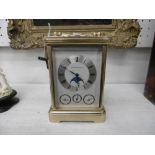 A Matthew Norman, moon face grand opera repeater carriage clock,