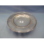 A fine quality art deco hallmarked silver tazza by Mappin & Webb, design attributed to Keith Murray,