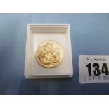 A 1911 full sovereign,George V, in fine condition,