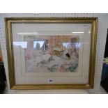 A FRAMED WILLIAM RUSSELL FLINT PRINT