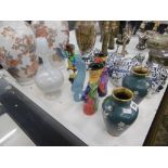 A quantity of assorted sundries including cloisonnie