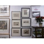 A quantity of decorative photogravures (from modern masters of etchings)