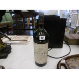 A Chateau Meyney 1980 magnum bottle,