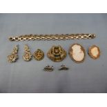 Collection of marquisette set jewellery,