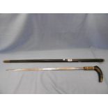 A sword stick