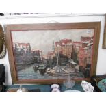 A framed print Amsterdam