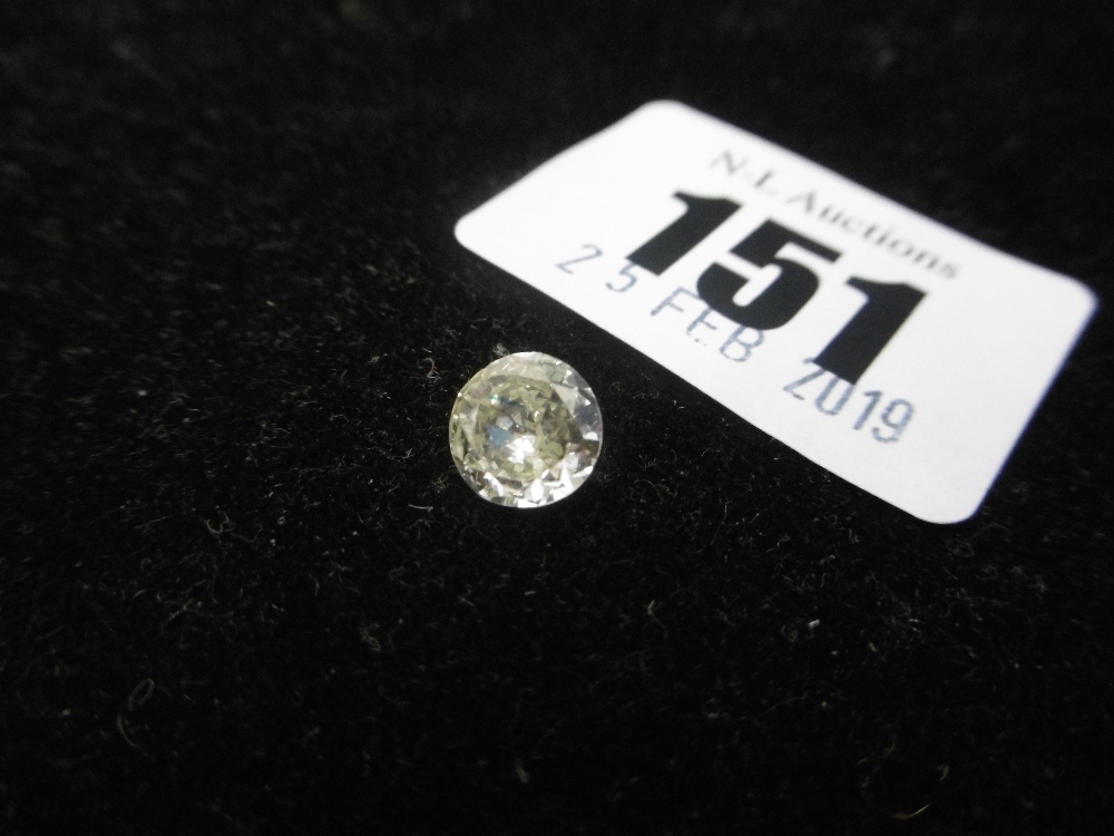 A loose diamond, weight approximately 1.