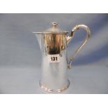 An American arts and crafts sterling silver coffee pot,