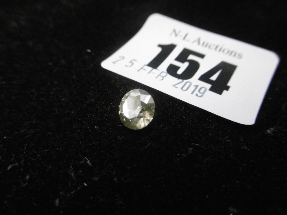 A loose diamond,