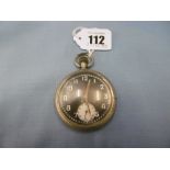 A Swiss military pocket watch