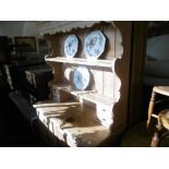 A 19th century pine dresser,