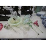 A quantity of 19th century epergne spares