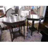 An octagonal occasional table,